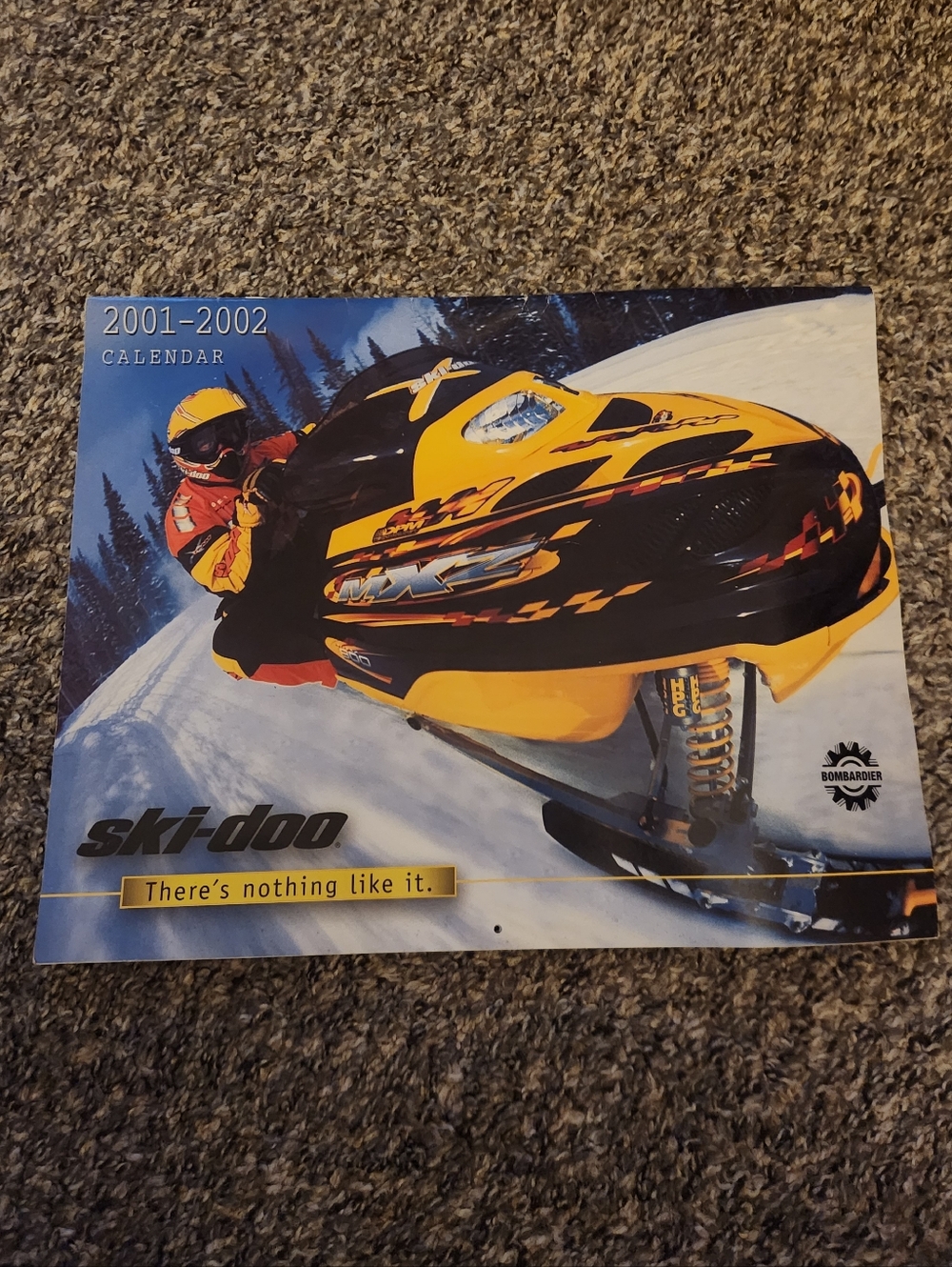 2001 - 2002 Ski-Doo Bombardier Snowmobile Calendar